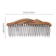 thumbnail image 2 of QUMIIRITY 8Ud Peines De Madera Para Con Anchos Para Largo Y Multiusos, 2 of 6