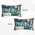 thumbnail image 4 of Kdxio Cotton Pillow Cases 20"x30" Pillowcases,Soft and Breathable Bedroom Pillow Cases-France and Paris, 4 of 8