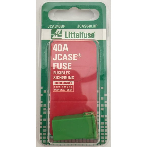 Littelfuse JCASE 40 Amp Cartridge Fuse | Slow Blow, Space Saving Design