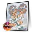 thumbnail image 2 of Cuadros Decorativos Chica de dibujos animados de pintura de diamantes Kit de diamantes de imitación de taladro especial parcial Sywqhk Nuevos Originales, 2 of 9
