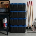 thumbnail image 3 of IRIS 27 Gal. Plastic Storage Bins with Lids, Latching Totes, Heavy Duty Containers 4Pk, 3 of 12