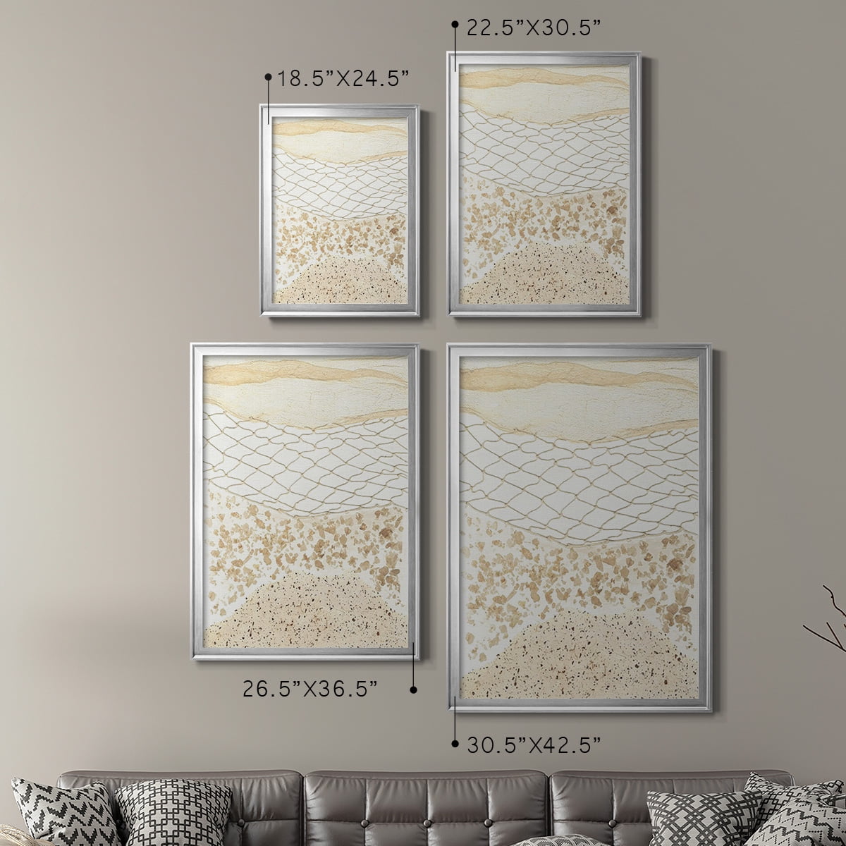 Coast Away II Premium Framed Print, in Gold, Black, or Silver - Ready to Hang