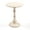 7#Cream White,Metal, variant on 15.7" Round Vintage Metal Side Table - Cream White Accent Table for Living Room & Bedroom