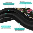 thumbnail image 5 of Pet Feeding Mat with Abstract Floral and Butterfly Artwork, Waterproof Absorbent Non-Slip Dog Food Mat, 5 of 6