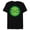 Black, variant on Spider-Man Icon Clovers Shamrock St Patrick’s Day - Short Sleeve Blended T-Shirt for Adults - Customized-Black