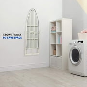 IVATION Wall-Mounted Space-Saving Compact Ironing Board 36.2 x 12.2 inches