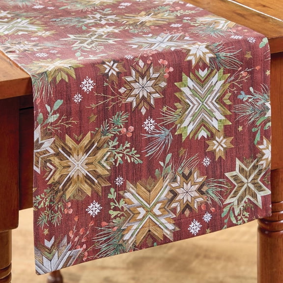 Park Designs Snowflake Lodge Table Runner 13" X 54"