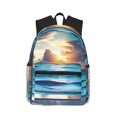 thumbnail image 1 of Disketp Ocean View Bedroom Mochila Ligera Clásica con Múltiples Bolsillos, Mochila Casual para Hombre y Mujer, Ideal para Escuela, Trabajo y Viajes, 1 of 6