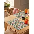 thumbnail image 4 of Christmas Tree Placemats Set of 8 Vintage Green Blue Pink Trees Winter Heat Insulation Washable Place Mats, Rustic Non-Slip Table Mats for Dining Table Party Kitchen Decor,13x19 Inch, 4 of 4