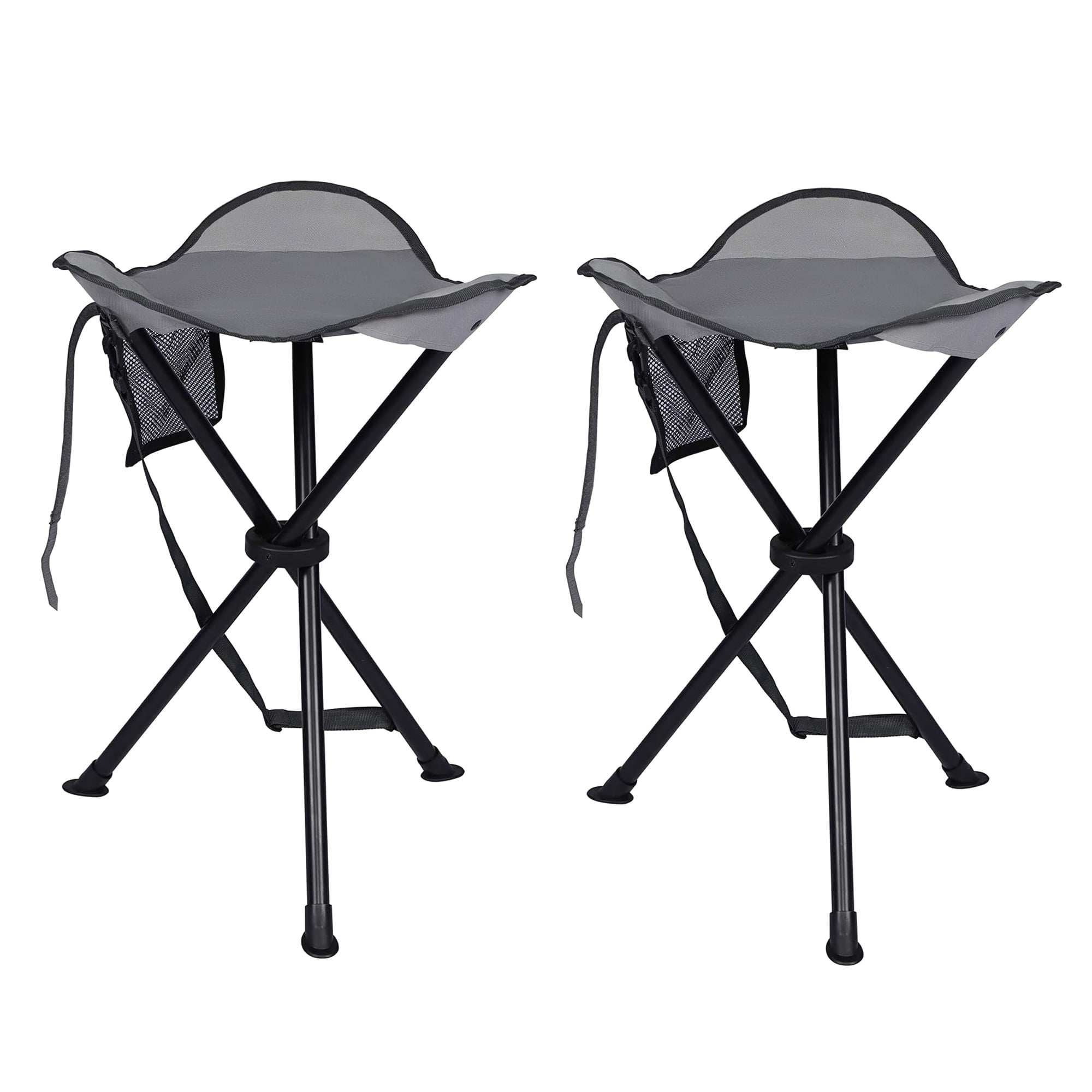 Portal Tall Folding Tripod Stool for Outdoor Camping Walking Hunting Hiking Fishing Travel Support 225 lbs