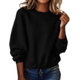 thumbnail image 6 of Ounisa Women's Winter Fashionable Casual Sweatshirt Long Sleeved Pullover Sweatshirt Hooded Sweatshirt, 6 of 8