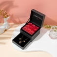 thumbnail image 5 of Gift Boxes Valentines Gift Box Fmlxio Rose Necklace Gift Box Christmas Valentine's Day Rose Forever Flower Gift Box Jewelry Box on Clearance, 5 of 6