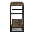 thumbnail image 4 of Furniture of America Quint 1-Shelf Wood Reclaimed Oak End Table, 4 of 9