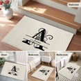 thumbnail image 6 of Entrance Runner Rug 2'x3', Letter A Non-slip Doormat for Indoor Outdoor Entrance, Monogram Words Washable Throw Floor Mat for Front Door/Living Room/Bedroom/Bathroom/Kitchen, 6 of 9
