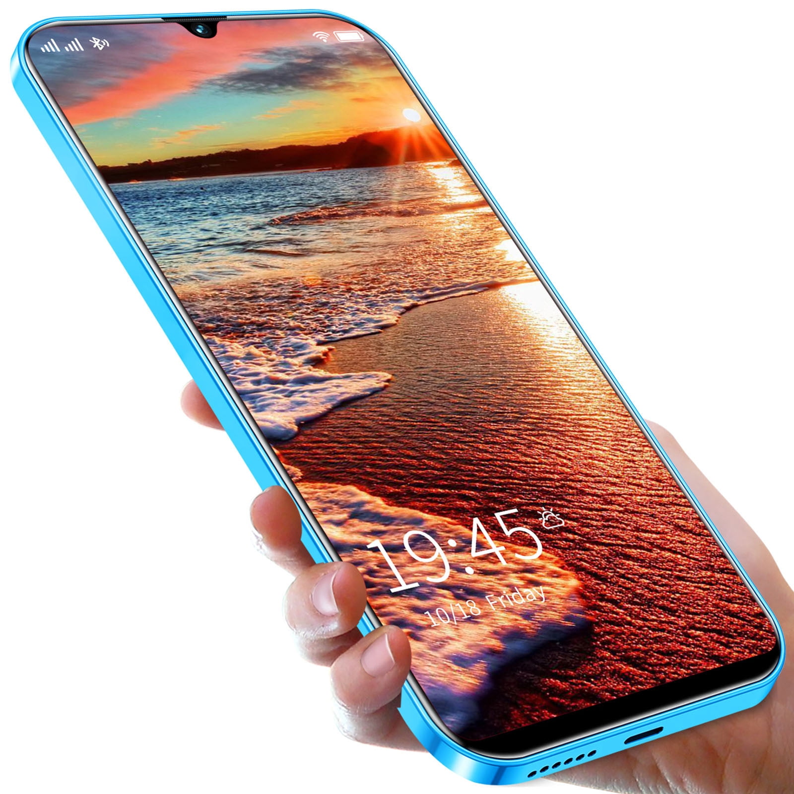 FYTPOV Android Phone, T1 Pro 5G Android 7.1 Smartphone 6.53-inch HD Standby Card Slot 2+16G Memory 2600mAh Battery Removable Back Cover, Cell Phones Unlocked
