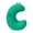 Turquoise, variant on Moonsky ABC Alphabet Dog Toys, Squeaky Latex Chew Toys for Small Dogs Interactive Play and Teeth Cleaning, 1 Pack, Turquoise