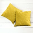thumbnail image 2 of Ambesonne Summer Throw Pillow Cover 2 Pack, Sun Solar Sketchy, 16", Yellow, 2 of 6