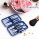 thumbnail image 4 of Juego de manicura, juego de cuidado de uñas de acero inoxidable, cortaúñas profesional 7 en 1, herramienta de aseo para uñas encarnadas, kit de pedicura y cortador de uñas para pies, tijeras gruesas p, 4 of 5