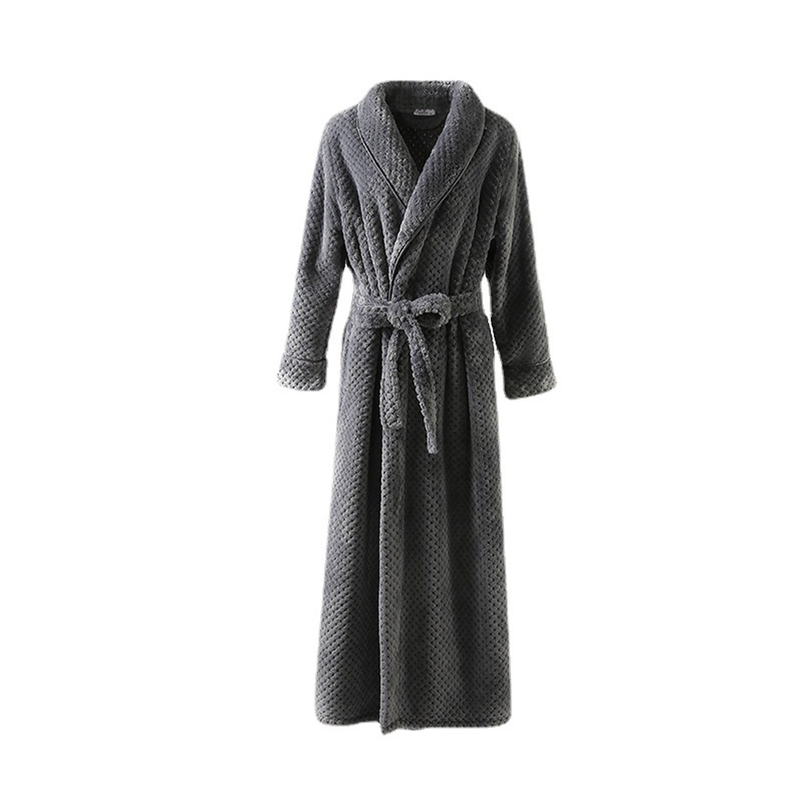 Plus Size Robe for Women Fuzzy Loungewear Oversized Hooded Women's Robes Bath Womens Bathrobe Grey