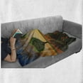 thumbnail image 6 of Valentine's Day Soft Flannel Fleece Blanket, Poppy Field Heart Shaped Trees Sunset Cloudy Sky Rural Romantic Meadow, Cozy Plush for Indoor and Outdoor Use, 70" x 90", Green Red Blue, by Ambesonne, 6 of 6