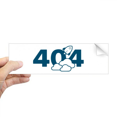 thumbnail image 1 of Autocollant Pare-Chocs Rectangle Cloud Plane Universe Error pour Carnet de Fenêtre, 1 of 1