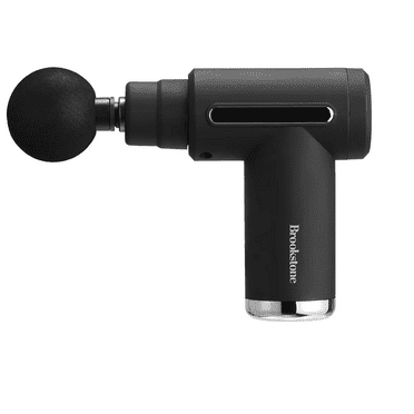 Brookstone Cordless Handheld Percussion Massager, Black