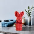thumbnail image 4 of PALIFEUR Bath Towels Hand Towels for Bathroom, 29.5x13.8", Cute Bunny Towels Gifts for Women Highly Absorbent Lighter Weight Wash Cloths for Bathroom, Wedding, Birthday-Red, 4 of 7