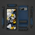 thumbnail image 7 of SaniMore for Google Pixel 8 Case, Military Grade Shockproof Cover Heavy Duty Hybrid Soft TPU+Hard PC Case Non-Slip Gripping Case with Hidden Kickstand fits for Google Pixel 8, Blue, 7 of 7
