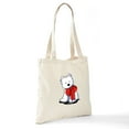 thumbnail image 6 of CafePress - Red Ribbon Westie Tote Bag - Unisex Canvas Tote Bag, Beige, 1-Piece, 6 of 6