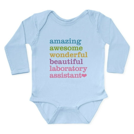 

CafePress - Amazing Laboratory Assistant Body Suit - Long Sleeve Cotton Baby Bodysuit