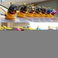 thumbnail image 3 of Motorcycle Handlebar Duck Ornament Small Yellow Duck Helmet Bicycle Ornament, 3 of 3