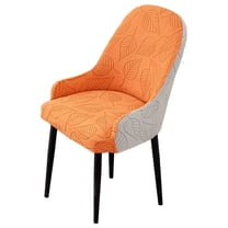 Stretch Chair Covers for Dining Room, Slipcovers for Kitchen Seat Protectors, Washable Nylon Spandex Fabric, Full Cover Elastic Designs for Wedding and Banquet Decor