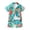 Z03-Green, variant on Nwiuh 3 Piece Boy Outfits Short Sleeve Shirt and Shorts Set Beach Vacation Summer Clothes (Hot Pink, 2-3 Years)