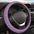 thumbnail image 5 of Susaid Skull Print Elastic Car Steering Wheel Cover, 15 Inches Breathable Vehicle Steer Wheel Protector, Universal for SUV, Truck, 5 of 6