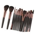 thumbnail image 4 of HONITANO 18Pcs Cosmetics Brush Set with Plastic Handle for Natural and Even Makeup Application, 4 of 7