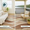 thumbnail image 5 of Addison Rugs Chantille Indoor/Outdoor Transitional Waves Copper Machine Washable Runner Rug, 2'3" x 7'6", 5 of 8