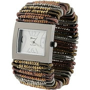 Brinley Co. Women's Safety Pin Stretch Watch