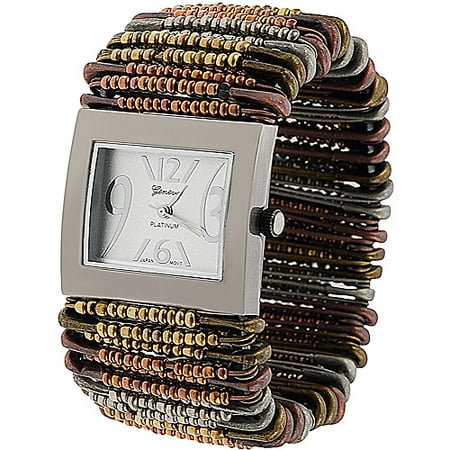 Brinley Co. Women's Safety Pin Stretch Watch
