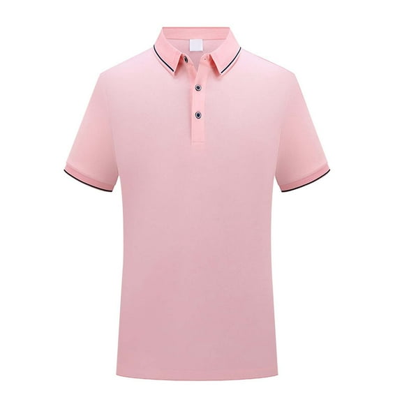 YAYUBA Casual Polos Classic Button V Neck Big and Tall Athletic Golf Polos Stretch Active Fit Lightweight Casual Tops