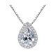 thumbnail image 2 of Collar elegante para mujer | Joyería tono plata | Cadena ajustable de 45 cm incluida | Regalo para damas de honor en bodas | Resistente al deslustre | Accesorio para fiestas nocturnas, 2 of 6
