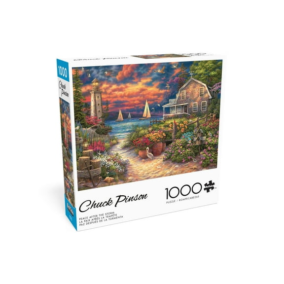 Buffalo Games Peace After the Storm 1000-Piece 26.75 x 19.75-inch Interlocking Jigsaw Puzzle for Adults Ages 14 