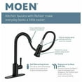 thumbnail image 3 of Moen 5965BG Align One-Handle Pulldown Bar Faucet with Power Clean Featuring Reflex, Brushed Gold, 3 of 4