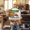 thumbnail image 2 of Tree Guy 18" X 18" Heavy-Gauge Aluminum Architectural Sign | SignMission Designer Parking Arborist Forester Landscaper Chainsaw Chipper Metal Novelty Gift Funny Joke Gag Road Garage, 2 of 4