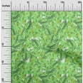 thumbnail image 2 of oneOone Polyester Spandex Light Green Fabric Tropical Leaf Sewing Fabric By The Yard Printed Diy Clothing Sewing Supplies 56 Inch Wide, 2 of 5