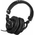 thumbnail image 5 of TASCAM Premium Foldable Recording Mixing Home Studio Headphones - Black - 1 Pair Bundle, 5 of 5
