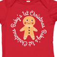 thumbnail image 4 of Inktastic Baby 1st Christmas Gingerbread Man Boys or Girls Baby Bodysuit, 4 of 5