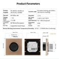 thumbnail image 4 of Wifi wifi termostato Inteligente Pantalla de color Giratorio termostato de calentamiento giratoria, 4 of 6