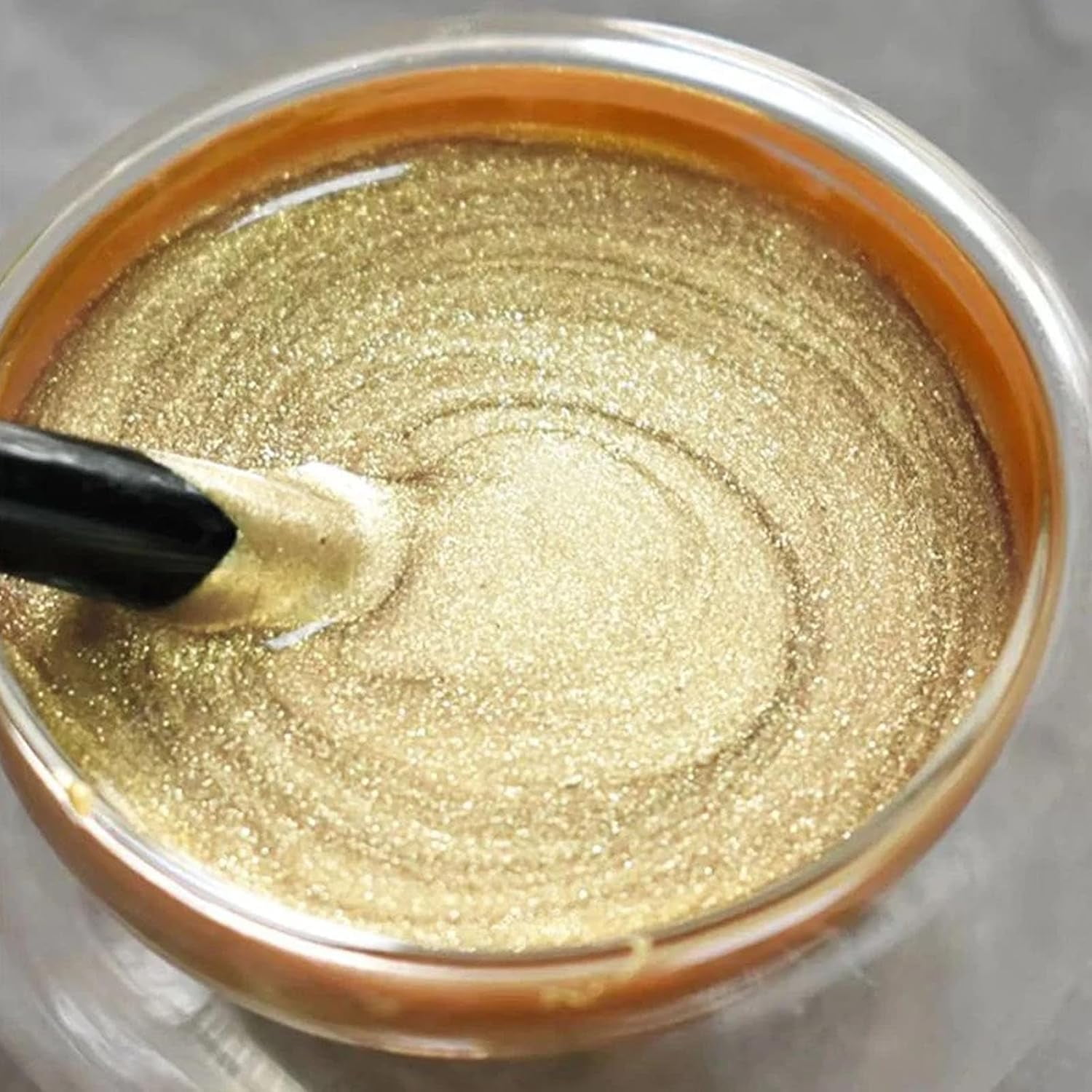 150g Weatherproof Water-based Gold Paint – Perfect for Home Decoration, Plaster & Handicraft Making(LR Gold 2 PCS)