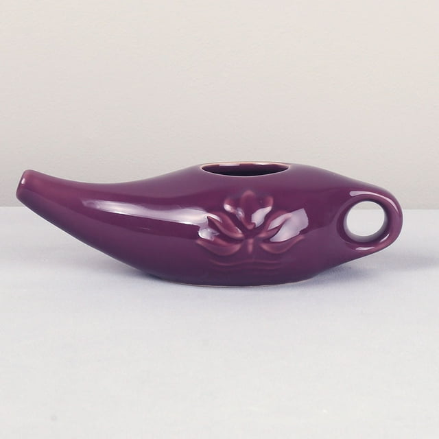 Botella de cerámica para lavado de nariz de 250 ml Irrigador nasal Botella para lavado de nariz de yoga Limpie el recipiente para lavado nasal