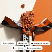 Barebells Protein Bars Cookies and Caramel - 12 Count, 20g High Protein Treats - Chocolate Nutrition Bar with 1g Total Sugars - On-The-Go Breakfast or Post-Workout Snack